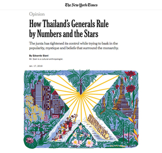 THE NEW YORK TIMES – 2019

Thailand’s next king