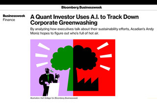 BLOOMBERG BUSINESSWEEK  –2022

Corporate Greenwashing